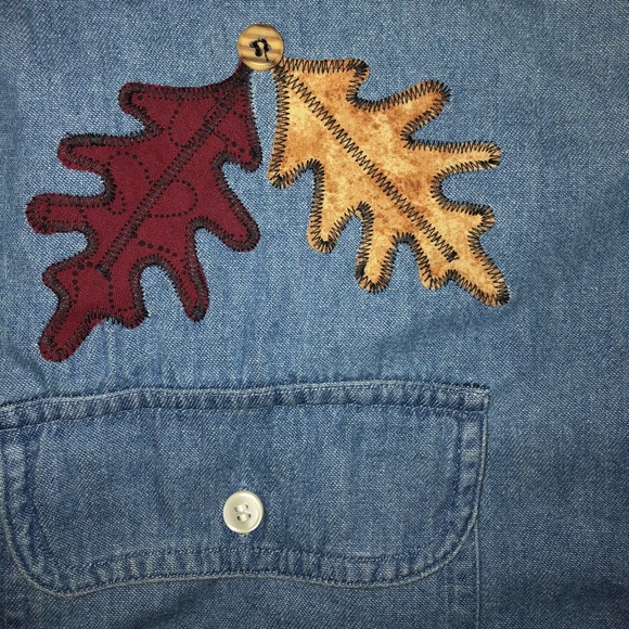 VINTAGE FALL DENIM JACKET - Picture 3 of 5